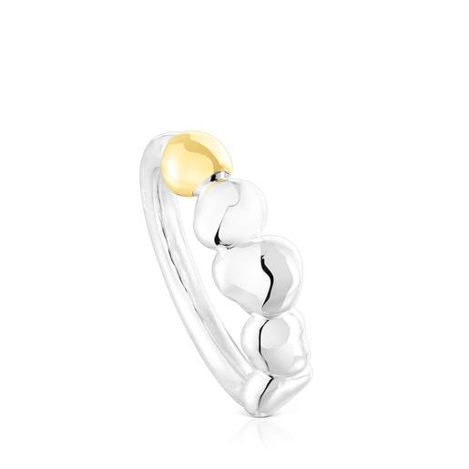 Two-tone TOUS Joy Bits ring with organic shapes