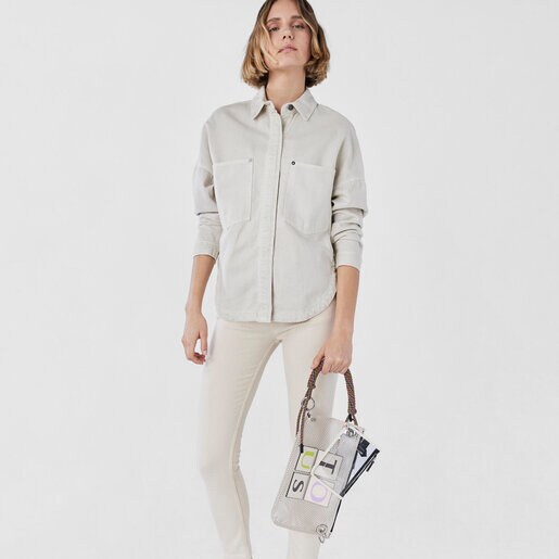 ベージュのクロスボディバッグ TOUS Net