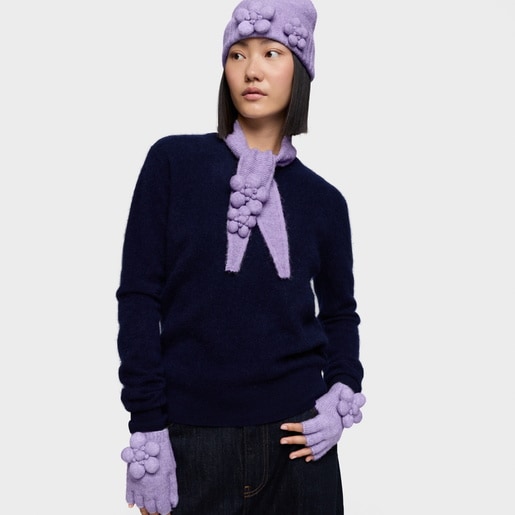 وشاح صغير باللون الموف من التشكيلة TOUS Daisy