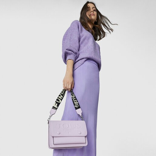 תיק צד Audree TOUS Funny בינוני בצבע סגלגל