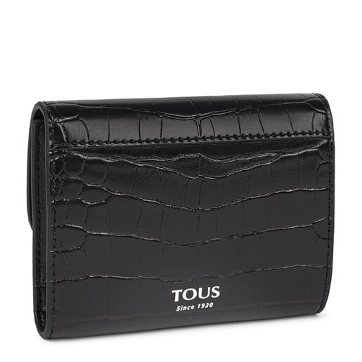 Маленький черный и белый кошелек Audree Wild