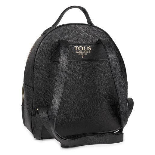 Mochila Sherton de piel negro