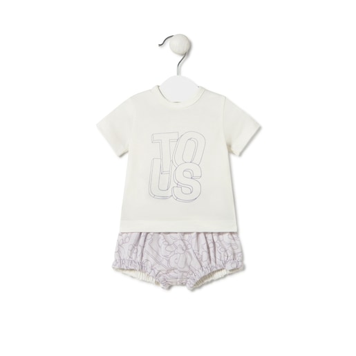 Conjunto de bebé Mix lila