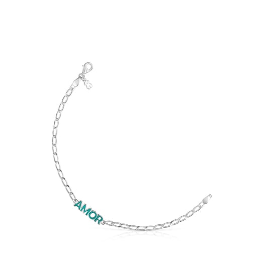 Blue TOUS Crossword Amor Bracelet