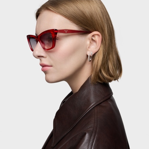 Gafas de sol Transparent rojo