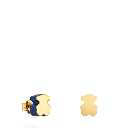 Gold bear Earrings with lapis lazuli TOUS 1950 | TOUS