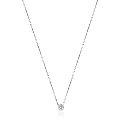 White Gold with Diamonds Alecia Necklace