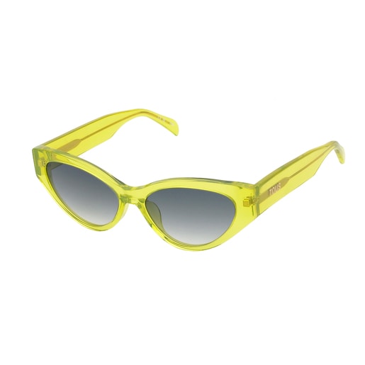 Yellow Sunglasses TOUS Cat Eye