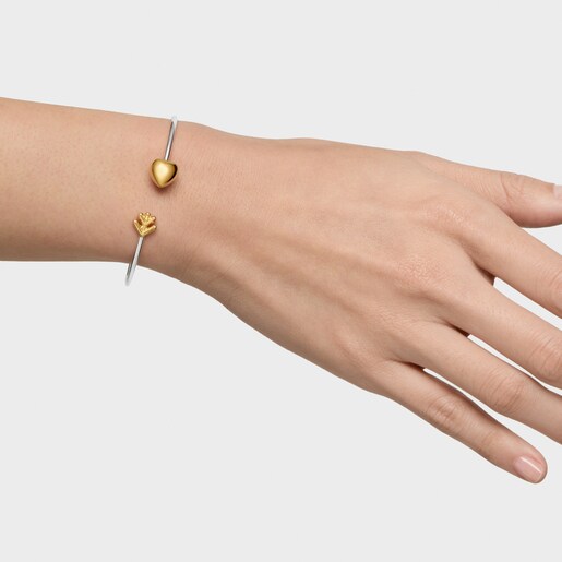 Pulsera esclava bicolor TOUS Flechazo
