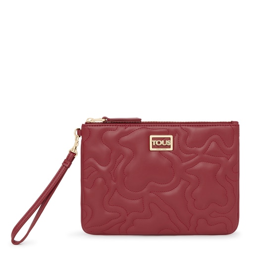 Burgundy Kaos Dream clutch bag