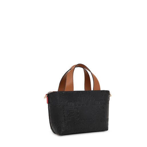 Small black and brown Tote bag TOUS Nanda