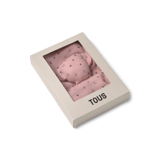 Baby comforter in Mini pink