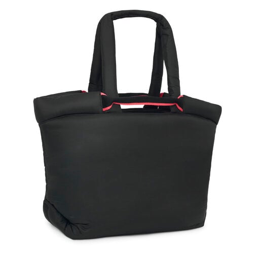 Large black TOUS Balloon Soft Tote bag