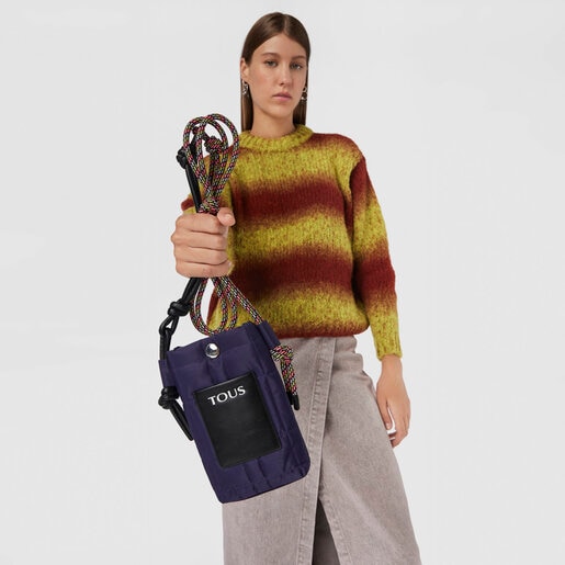 Mini bolso morado TOUS Empire Padded