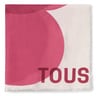 Fuchsiafarbener Foulard TOUS Blurry Flower