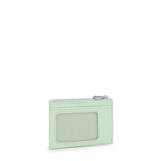 Peněženka na mince / pouzdro na karty New Dorp mátově zelené barvy