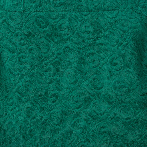 Bolso de rizo Logo verde