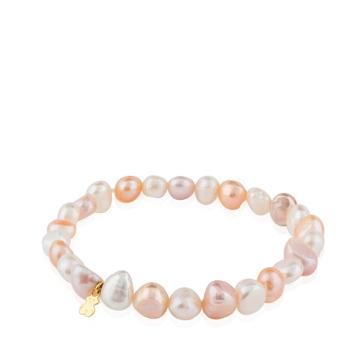 Pulsera de oro y perlas cultivadas barrocas TOUS Pearls