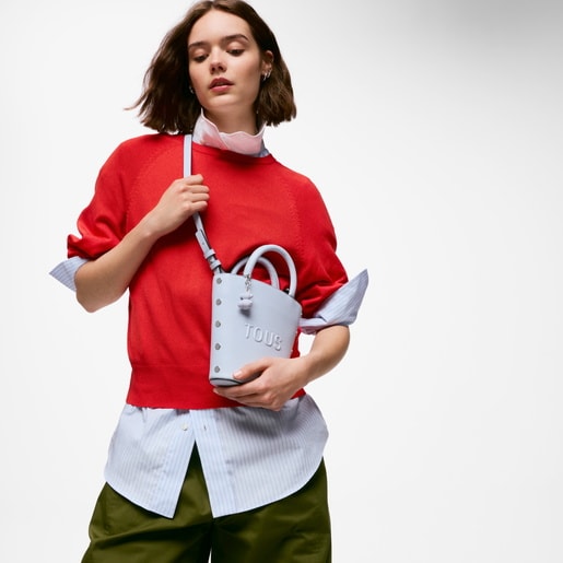 Grayish blue Minibag TOUS Back to basics