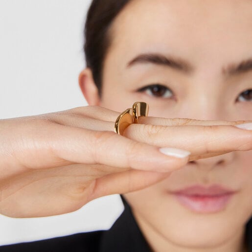 silver vermeil Ring Gregal