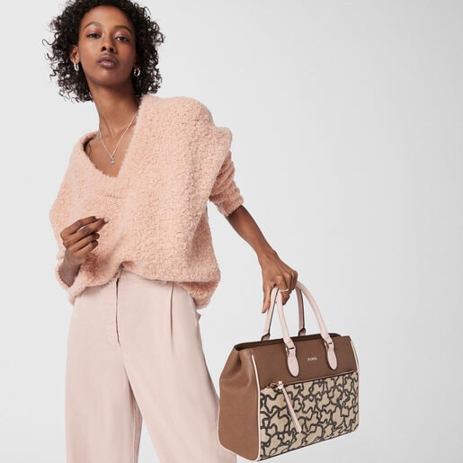 City Elice New en color marrón-rosa