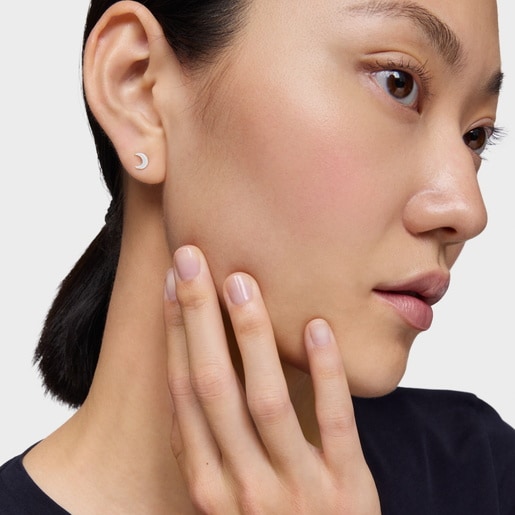 Silver moon Earrings TOUS Motifs