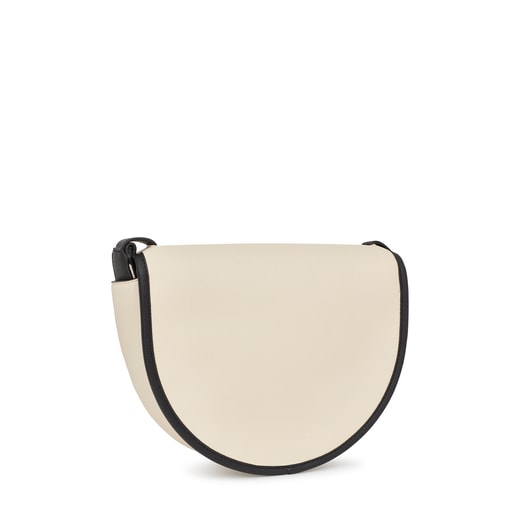 Sac à bandoulière TOUS Halfmoon moyen beige