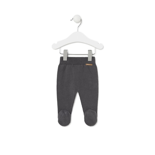 Baby outfit in Tricot grey
