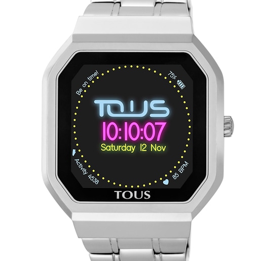 Reloj smartwatch B-Connect de acero