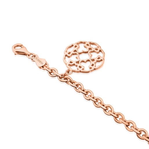 Pulsera Mossaic Power con baño de oro rosa 18 kt sobre plata