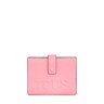 ピンクのカードウォレット TOUS La Rue Pocket