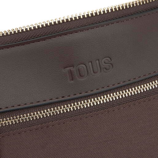 Mini bolso marrón Kaos Mini Lines