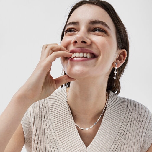 Серебряное колье Mini Icons