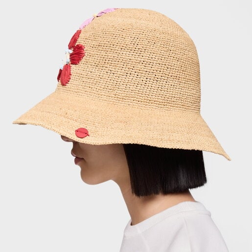 Nude-colored Cap TOUS Summer Daisies