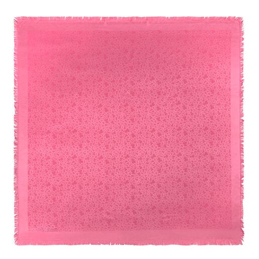 Pañuelo Kaos Mini de jacquard rosa