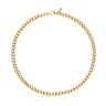 Curb chain Choker with 18kt gold plating over silver Cachito Mío