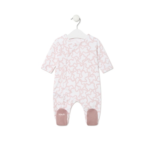 Babygrow de bebé Kaos cor-de-rosa