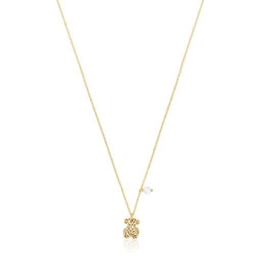 Gold Oceaan Necklace with pearl | TOUS