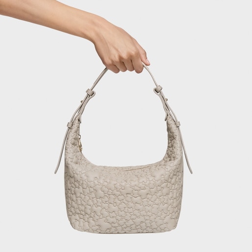 Bolso de hombro mediano topo TOUS Puffy bear