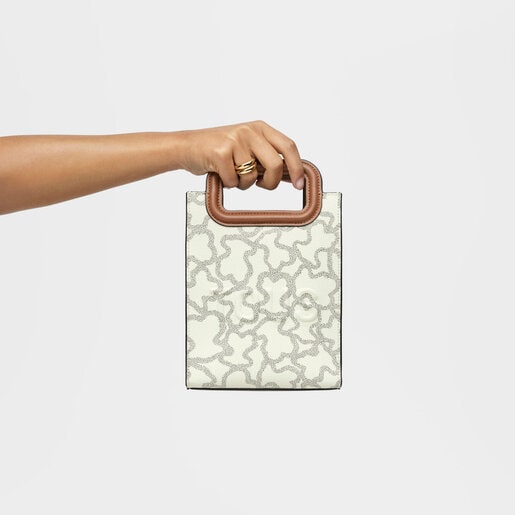 Mini beige Kaos Icon Pop Handbag | TOUS