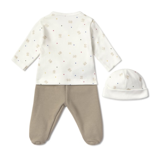 Conjunto de bebé de recién nacido Cosmic crudo