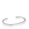 Bracelet manchette en argent Line