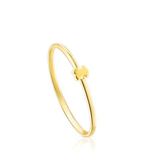 Δαχτυλίδι TOUS Cool Joy από χρυσό με μοτίβο αρκουδάκι