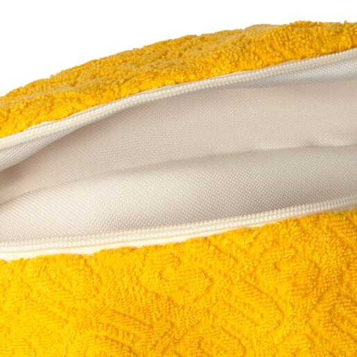 Riñonera de rizo Logo amarillo