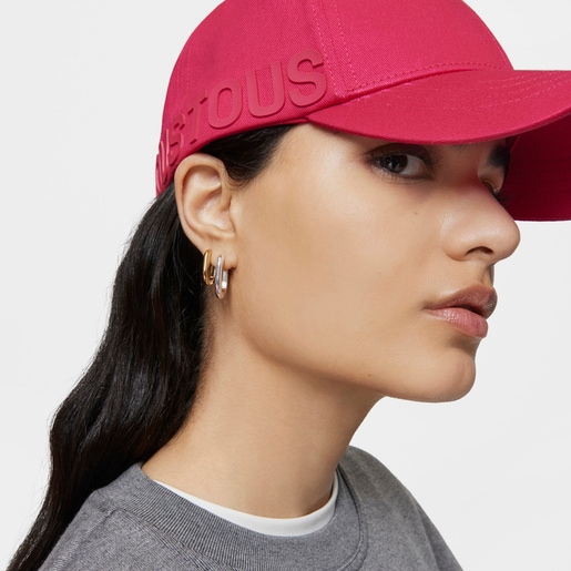 Fuchsia-colored Cap TOUS Motif