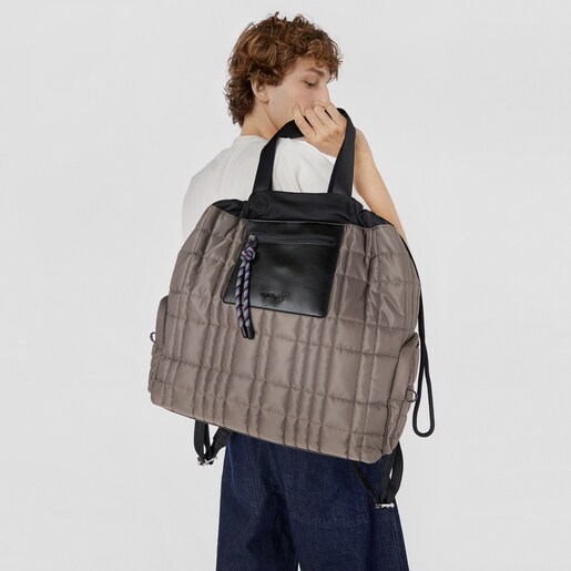 תיק גב TOUS Empire Padded בגודל גדול במיוחד בצבע חאקי