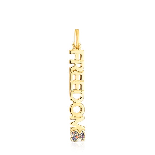 TOUS Crossword Freedom Pendant