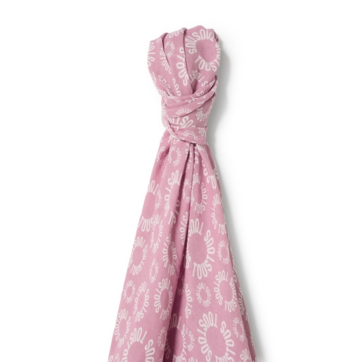 Baby muslin in Muse pink