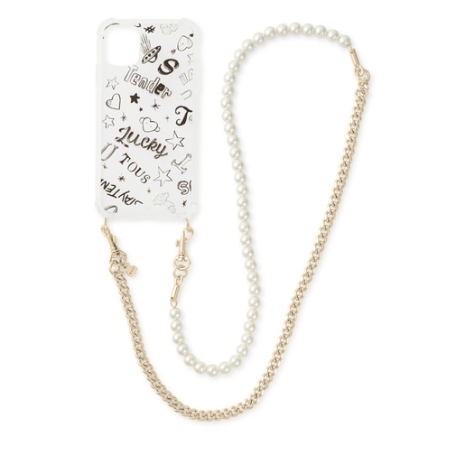 クリア＆ブラックのハンギングカバー Delray 11 Samba Chain