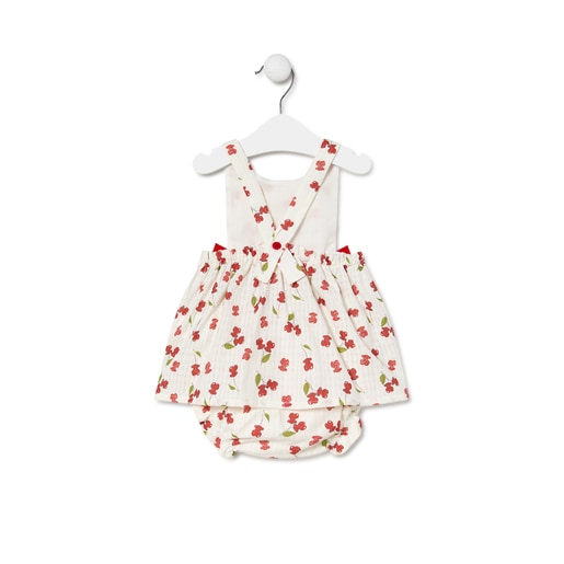 Conjunto de bebé para menina Cherry cru